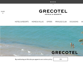'grecotel.com' screenshot
