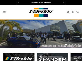 'greddy.com' screenshot
