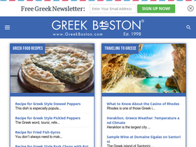 'greekboston.com' screenshot