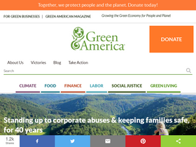 'greenamerica.org' screenshot