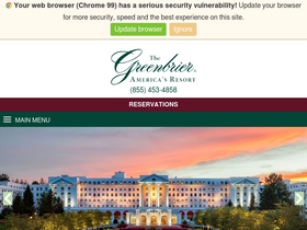 'greenbrier.com' screenshot
