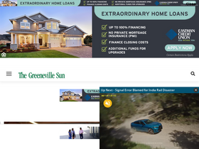 'greenevillesun.com' screenshot