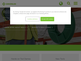 'greenlee.com' screenshot