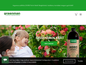 'greenman.hu' screenshot