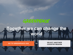 'greenpeace.org' screenshot