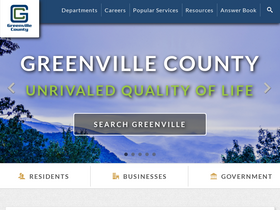 'greenvillecounty.org' screenshot