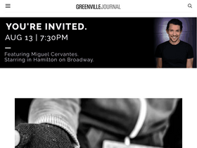 'greenvillejournal.com' screenshot