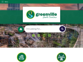 'greenvillesc.gov' screenshot