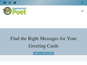 'greetingcardpoet.com' screenshot
