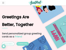 'greetpool.com' screenshot