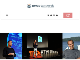 'greggvanourek.com' screenshot