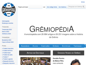 'gremiopedia.com' screenshot