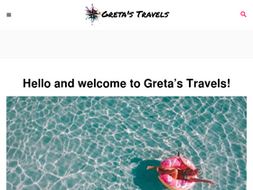 'gretastravels.com' screenshot