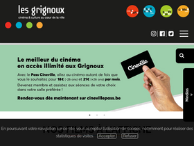 'grignoux.be' screenshot