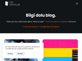 'grisayfalar.com' screenshot