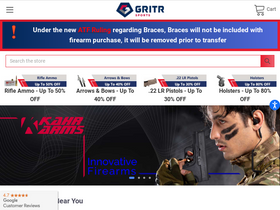 'gritrsports.com' screenshot