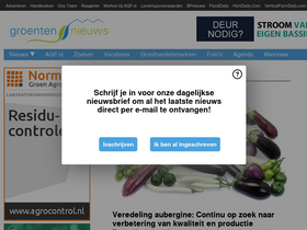 'groentennieuws.nl' screenshot