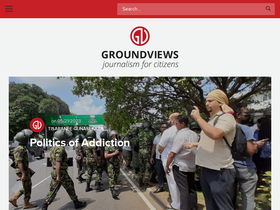 'groundviews.org' screenshot