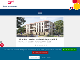 'groupe3f.fr' screenshot