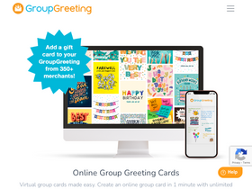 'groupgreeting.com' screenshot