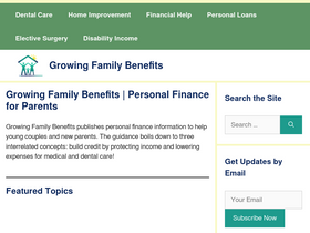'growingfamilybenefits.com' screenshot