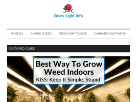 'growlightinfo.com' screenshot