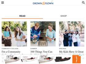 'grownandflown.com' screenshot