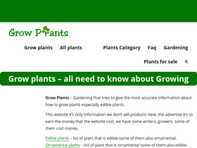 'growplants.org' screenshot