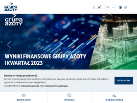 'grupaazoty.com' screenshot