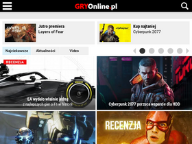 'gry-online.pl' screenshot