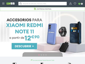 'gsm55.es' screenshot