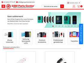 'gsmpartscenter.com' screenshot