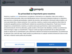 'gsmspain.com' screenshot