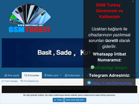 'gsmturkey.net' screenshot