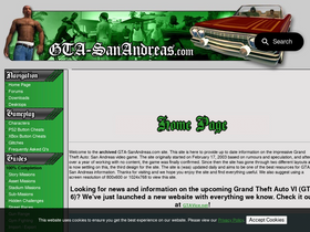 'gta-sanandreas.com' screenshot