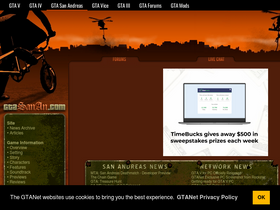 'gtasanandreas.net' screenshot