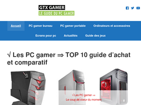 'gtxgamer.fr' screenshot