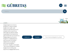 'gubretas.com.tr' screenshot