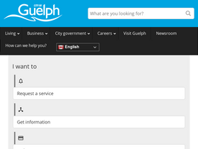 'guelph.ca' screenshot