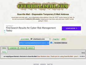 'guerrillamail.com' screenshot
