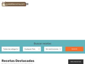 'guiadelacocina.com' screenshot