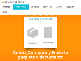 'guiapaqueteria.com' screenshot