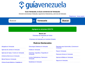 'guiavenezuela.com.ve' screenshot