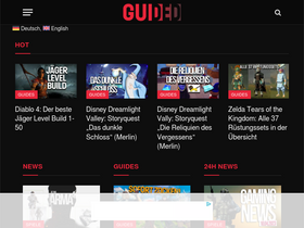 'guided.news' screenshot
