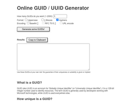 'guidgenerator.com' screenshot
