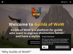 'guildsofwow.com' screenshot