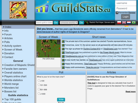 'guildstats.eu' screenshot