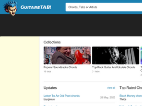 'guitaretab.com' screenshot