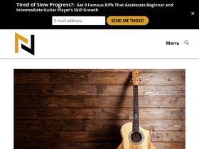 'guitaristnextdoor.com' screenshot