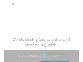 'gujaratishaadi.com' screenshot